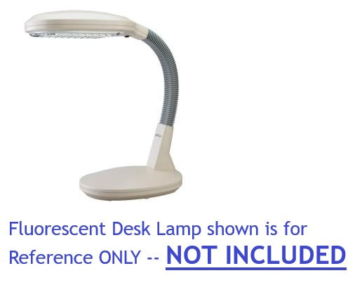 Our Very BRIGHT LED Replacement for Fluorescent Desk Lamp, P/N: SPTL224FML-COLOR
