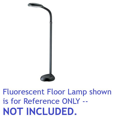 Our Very BRIGHT LED Replacement for Fluorescent Desk Lamp, P/N: SPTL224FML-COLOR