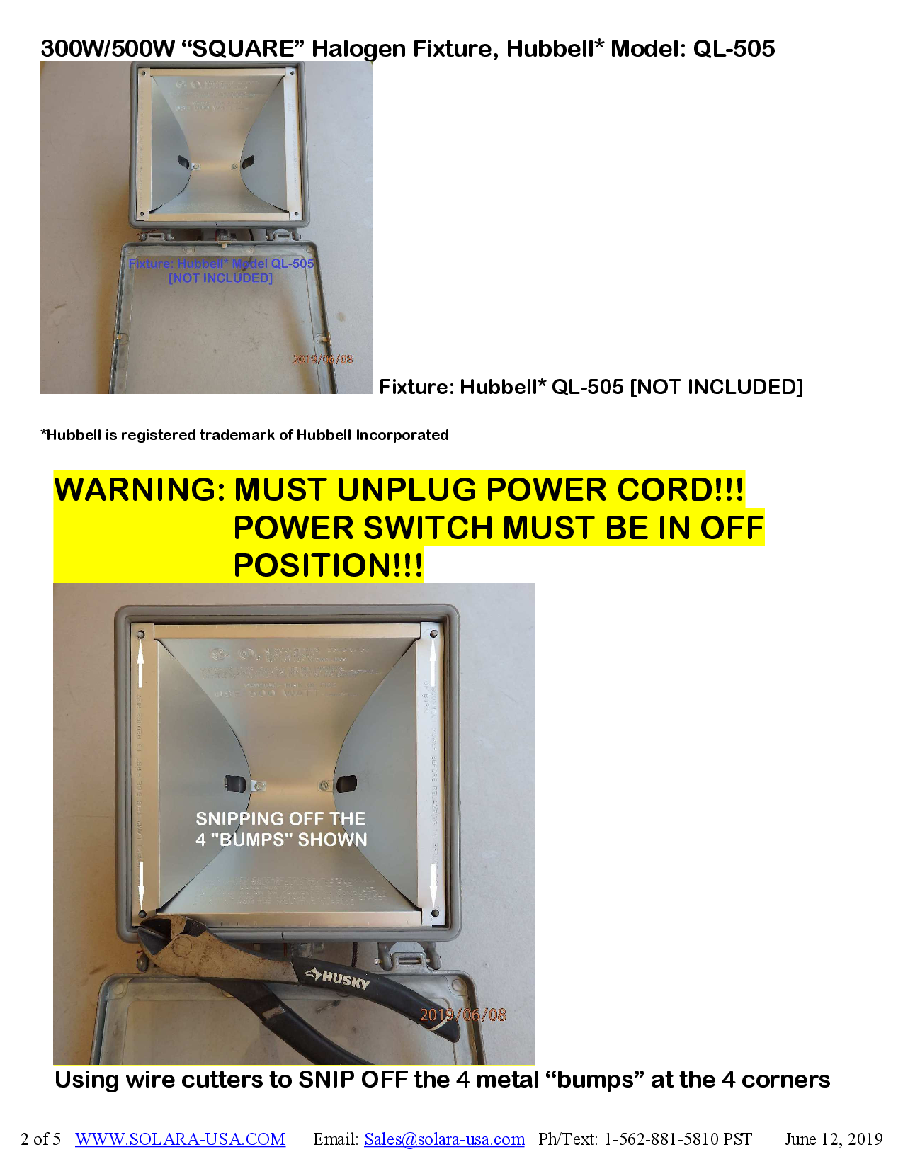 8000lm LED Panel Replacement for Halogen Bulb in Flood Light Fixtures, P/N: SPTL900LSQ-M-COLOR