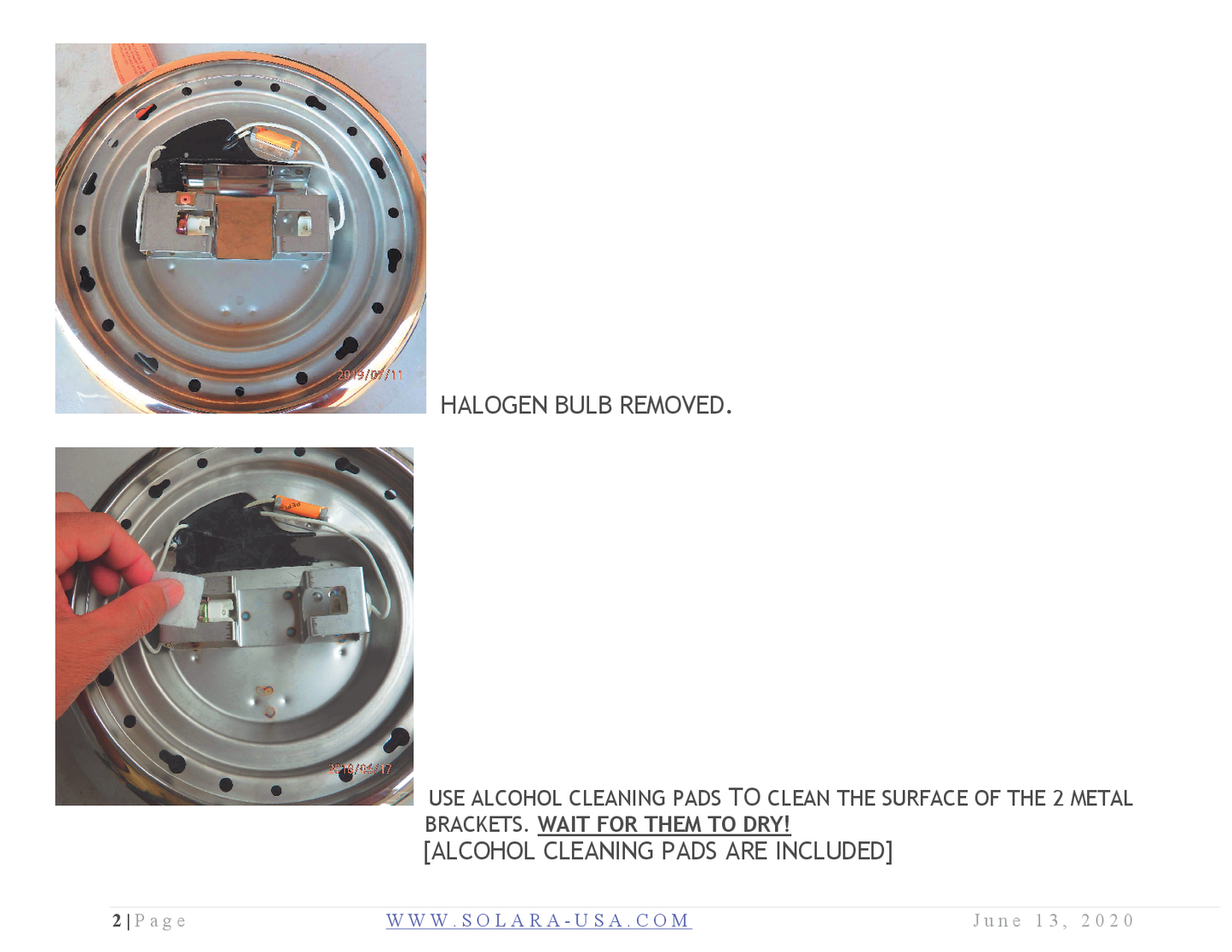 4200lm LED Kits for Halogen Bulb Replacement for Aqualumin III Fixture, P/N: SPTL448LM56-PLIII-COLOR