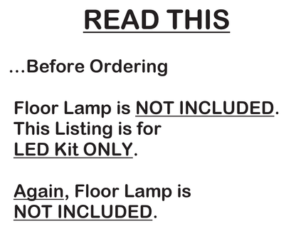 8" Diameter, 5400-Lumen LED Disc for Conversion from Halogen-Bulb Torchiere Floor Lamp, P/N: SPTL180LR+420LMC-TL-COLOR