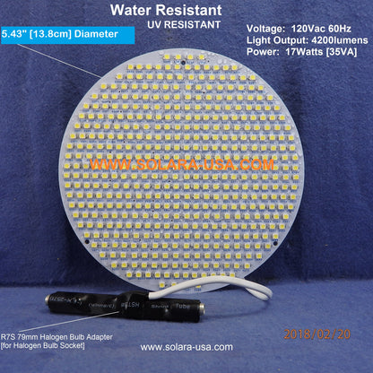 4200lm LED Kits for Halogen Bulb Replacement for Aqualumin III Fixture, P/N: SPTL448LM56-PLIII-COLOR
