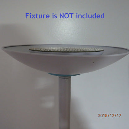 Triple Light Output 8" Diameter, 5400-Lumen LED Disc for Conversion from Halogen-Bulb Torchiere Floor Lamp, P/N: SPTL180LR+420LMC-TL-TLO--COLOR