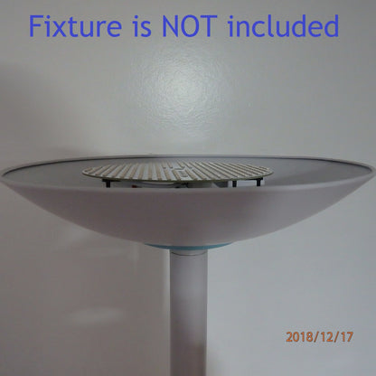 7" Diameter, 4000-Lumen LED Disc for Conversion from Halogen-Bulb Torchiere Floor Lamp, P/N: SPTL-420LMF7-TL-COLOR