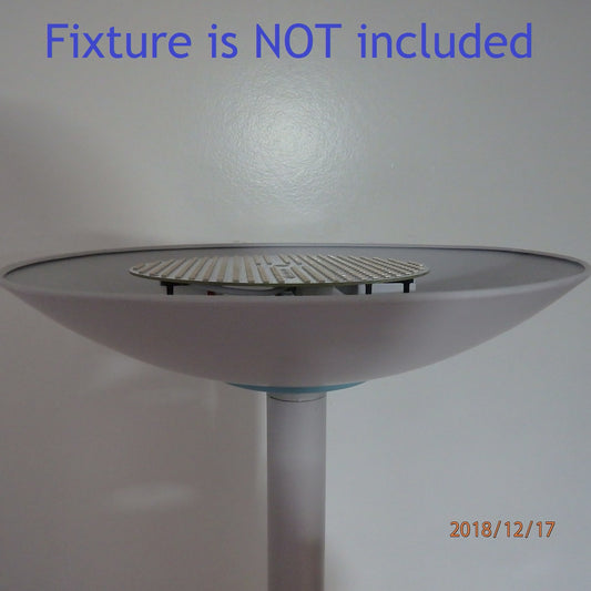 7" Diameter, 4000-Lumen, Double Light Output LED Disc for Conversion from Halogen-Bulb Torchiere Floor Lamp, P/N: SPTL-420LMF7-DLO-TL-COLOR