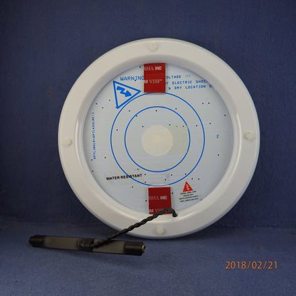 8" Diameter, 5400-Lumen LED Disc for Conversion from Halogen-Bulb Torchiere Floor Lamp, P/N: SPTL180LR+420LMC-TL-COLOR