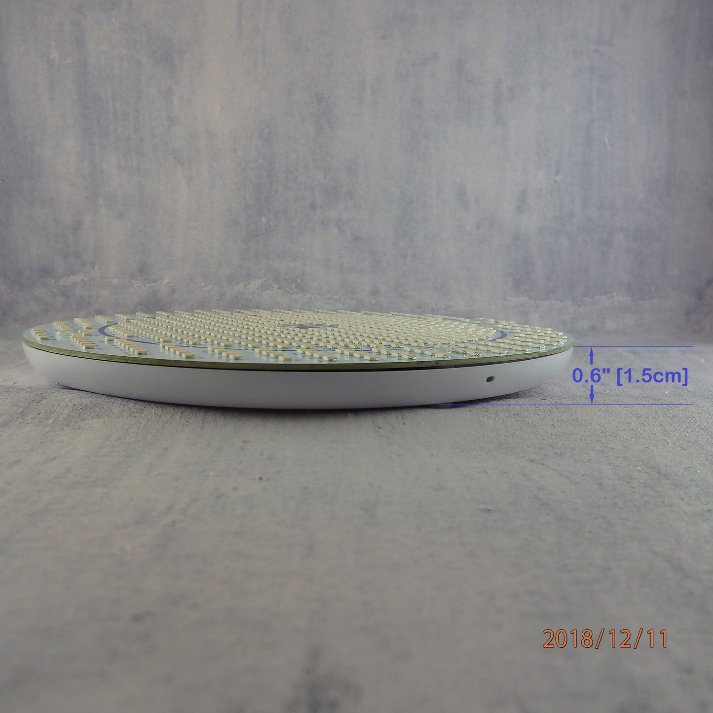 Triple Light Output 8" Diameter, 5400-Lumen LED Disc for Conversion from Halogen-Bulb Torchiere Floor Lamp, P/N: SPTL180LR+420LMC-TL-TLO--COLOR