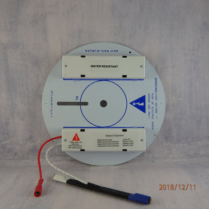 7" Diameter, 4000-Lumen, Double Light Output LED Disc for Conversion from Halogen-Bulb Torchiere Floor Lamp, P/N: SPTL-420LMF7-DLO-TL-COLOR