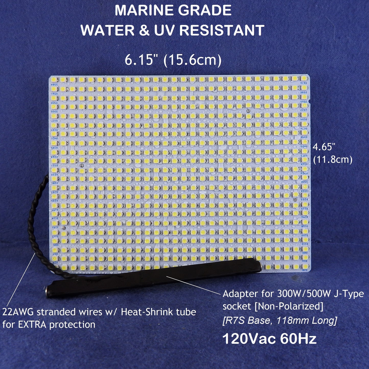 5500lm LED Panel Replacement for Halogen Bulb in Twin-Pack Shop Light Fixtures, P/N: SPTL616LRC-M-COLOR