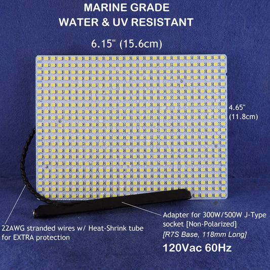 5500lm LED Panel Replacement for Halogen Bulb in Twin-Pack Shop Light Fixtures, P/N: SPTL616LRC-M-COLOR