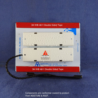 5500lm LED Panel Replacement for Halogen Bulb in Twin-Pack Shop Light Fixtures, P/N: SPTL616LRC-M-COLOR