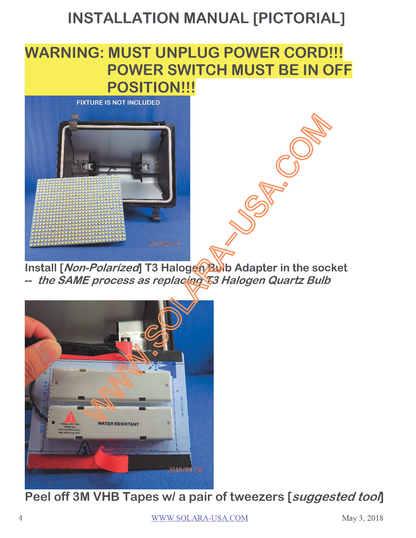 5500lm LED Panel Replacement for Halogen Bulb in Twin-Pack Shop Light Fixtures, P/N: SPTL616LRC-M-COLOR