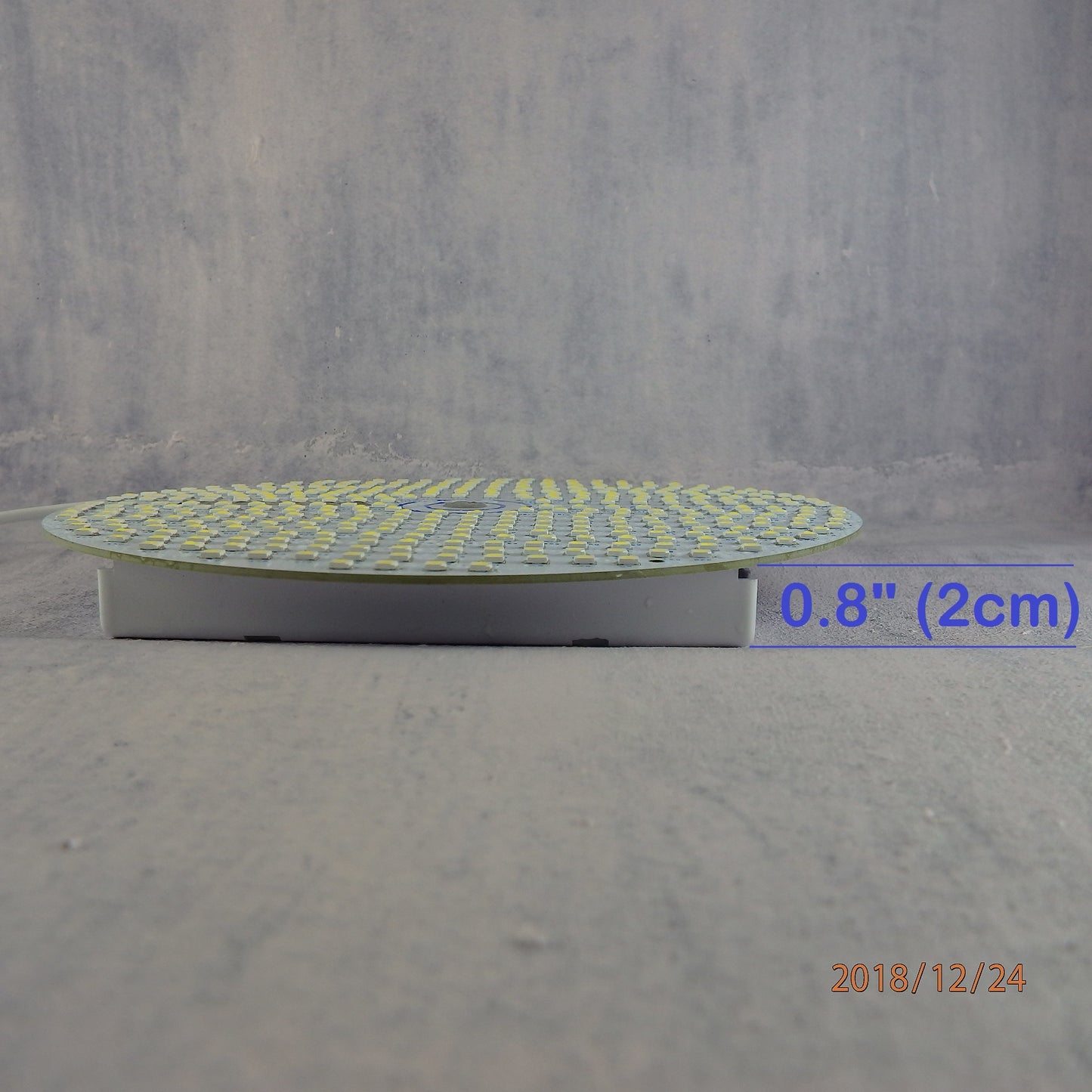 7" Diameter, 4000-Lumen LED Disc for Conversion from Halogen-Bulb Torchiere Floor Lamp, P/N: SPTL-420LMF7-TL-COLOR