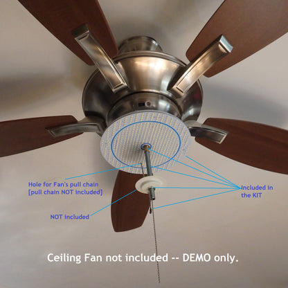 8" Diameter 5400-lumen LED Circular Light for Ceiling Light & Ceiling Fan Light, P/N: SPTL180LR+LMC420LMC-COLOR